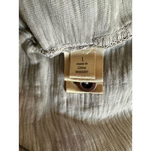 True Grit Men's Cotton Polo Classic Fit  Light Khaki Short Sleeve Men's L - Picture 5 of 7